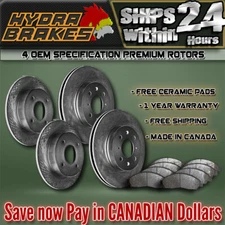 FITS 1998 1999 FORD CONTOUR SVT OE BLANK BRAKE ROTORS CERAMIC