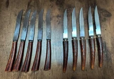VINTAGE LOT OF SHEFFIELD &  WESTALL STEAK KNIVES- 10 PIECES