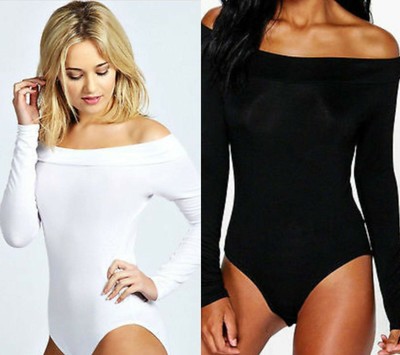 off the shoulder leotard