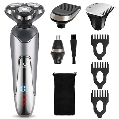 EUMATY Rasierer Herren Elektrischer Rasierapparat Elektrorasierer Nass/Trocken-Rasierer