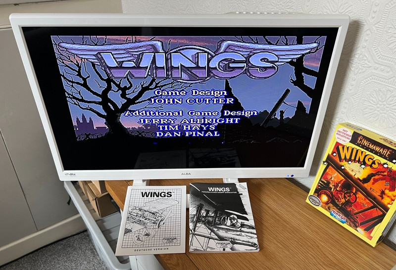 Amiga Cinemaware Wings ( German Version ) - Working -🕹️Retro Gift Idea🕹️