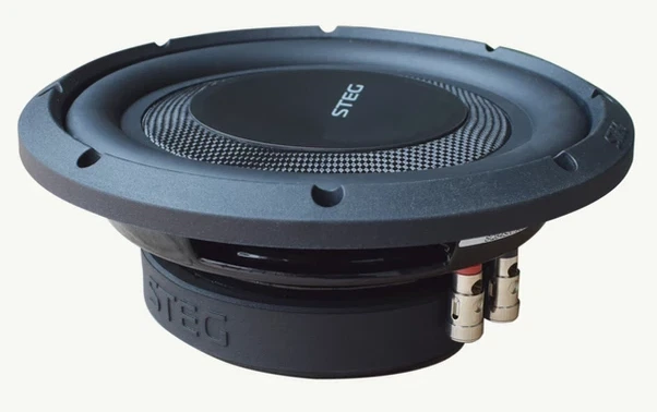 Steg SQ8-4 Subwoofer 4+4Ω 20 Cm Ultraplat Sub Woofer 600W Auto Camion Et Camper - Photo 3/4