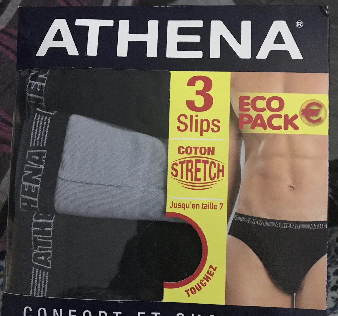 Athena Eco Pack 3 pack Men s briefs Stretch cotton Size XL