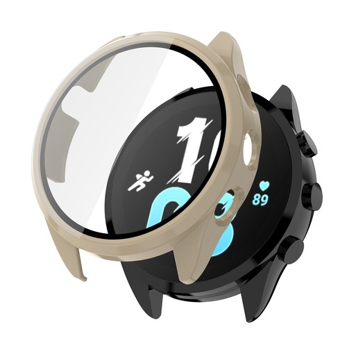 Do Garmin Forerunner 165 PC + szkło hartowane ochraniacz ekranu etui pokrowiec na zegarek - Zdjęcie 17 z 18