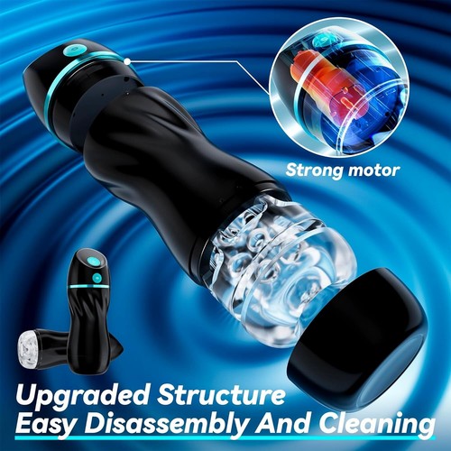 Penis Pump Vacuum Men Enlarger Male Big Thick Dick Growth Faster Enhancement USA - Picture 4 of 8