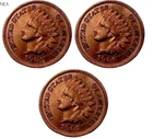 1905+1906+1907 Indian Head Penny Cent Lot ~ Borderline Uncirculated (AU++) Red