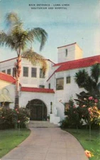 Loma Linda California Sanitarium and Hospital Entrance Vintage Postcard AA101443