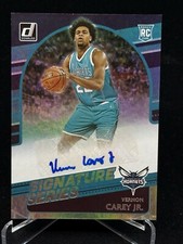 2020-21 Panini Donruss Signature Series Vernon Carey Jr #SG-VER Rookie Auto RC