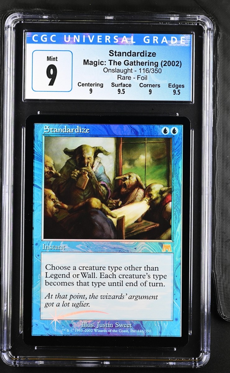 STANDARDIZE Onslaught Foil Rare CGC 9 Q++ MTG [Nostalgium] | eBay