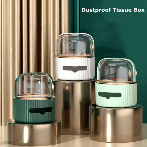 Multi-Function Makeup Case Organizer Dustproof Cosmetic Storage Box Tissue Box - Afbeelding 1 van 15