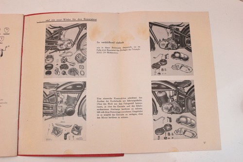 Original 1949 Triumph BDG 250 Betriebsanleitung - Oldtimer Motorrad - Bild 9 von 11