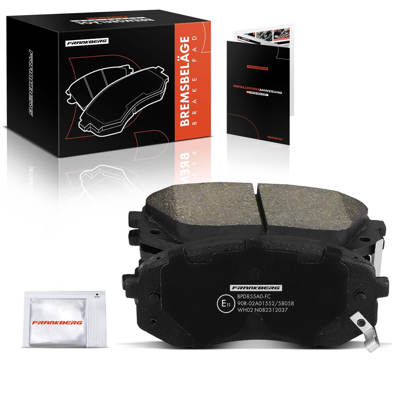 Frankberg Front Brake Pads Set for Hyundai ix35 Tucson Kia Carens III Sportage