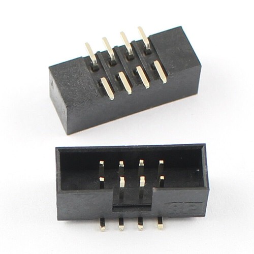 10 Pcs Per Lot 2.54mm 2x9 Pin 18 Pin Straight Male Shrouded PCB Box - Foto 9