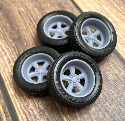 1/24 Scale: 17-inch Pontiac Rallye 2 Wheels/tires for Model Car. Resin ...