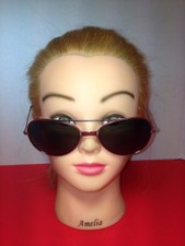 AWESOME VINTAGE COOL-RAY SILVER AVIATOR POLAROID RARE RETRO SUNGLASSES W/CASE