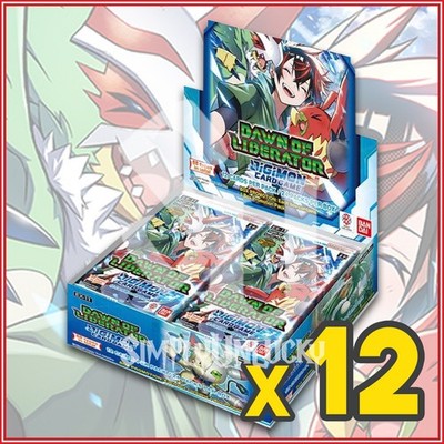 DIGIMON CARD GAME Dawn of Liberator Booster Box Case EX11 English Factory Sealed