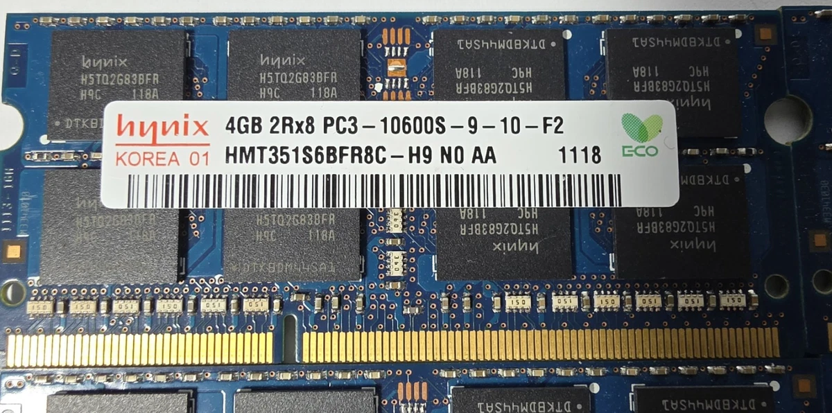 Lot De 2 CT2G3ERSLD81339.18FG Crucial 2GB PC3-10600 DDR3-1333MHz ECC 2Rx8 Memory