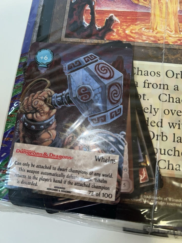 ✅ 1996 SEALED Inquest Magazine #12 Magic the Gathering Promo Jumbo Chaos Orb - Image 3 of 4