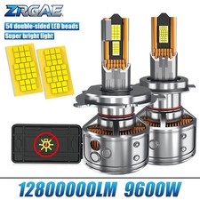 9600W H4 H7 LED Headlights Car Light H1 H8 H9 Canbus 6500K Turbo Lamps 12V 24V