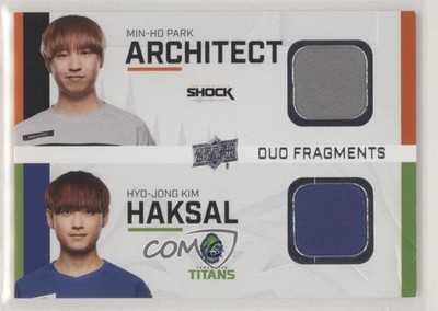 2020 Upper Deck Overwatch League Series 2 Duo Fragments Haksal Architect ex5