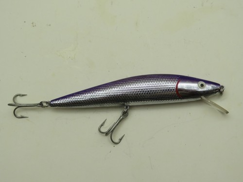 South Bend SALTWATER MINNOW SILVER/Purple BACK - Picture 2 of 7