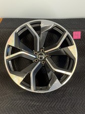 20-24 Audi RSQ8 23 inch Alloy Wheels Rims Gloss Black/cut Silver OEM 4M8601025