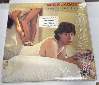 Mick Jagger Shes The Boss LP Columbia 1985 FC 39940 Rolling Stones Shrink & Hype