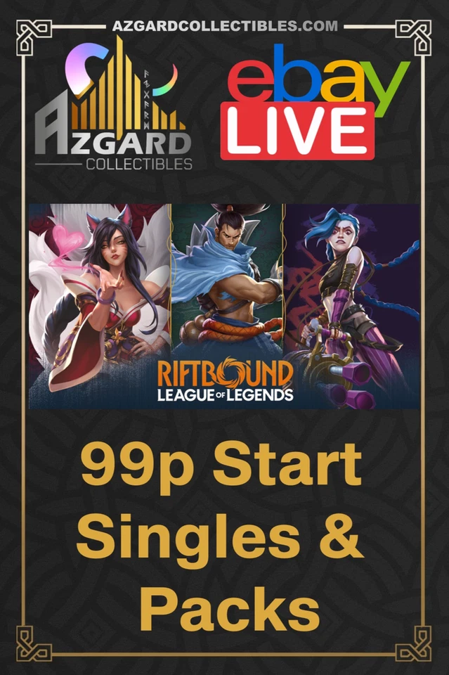 Riftbound LoL - 99p SINGLES AND PACKS