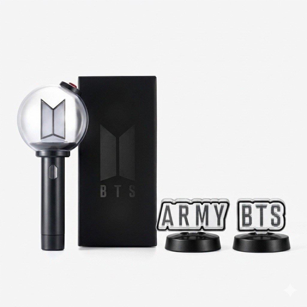 2026 NEW]Official BTS Light Stick Ver.4+ Parts(Army + BTS) +