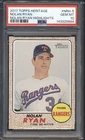 2017 Topps Heritage NOLAN RYAN HIGHLIGHTS Nolan Ryan #NRH-5 PSA 10 RANGERS HOF