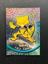 Abra Topps 1999 Rainbow Foil #63 Pokemon Card Vintage