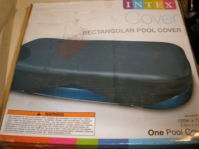 NEW Intex 58412EP Rectangular Pool Cover 120''x72''