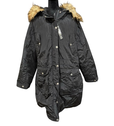 Rocawear Classic Removable Fur Lined Hooded Coat Jacket Men’s Size 3XL NWT