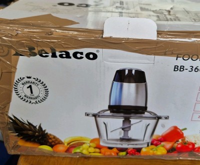 Belaco BB-360G 2L Multifunktions-Küchenmaschine - Edelstahl