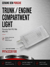 Porsche 964 993 986 996 997 Trunk / Engine Compartment Light 99763220100 GENUINE
