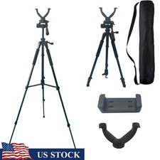 Adjustable Hunting Tripod 360 V-Yoke Mount Lightweight Portable Shooting Stand