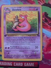 Slowbro 43/62 1st Edition Fossil Regular on eBay