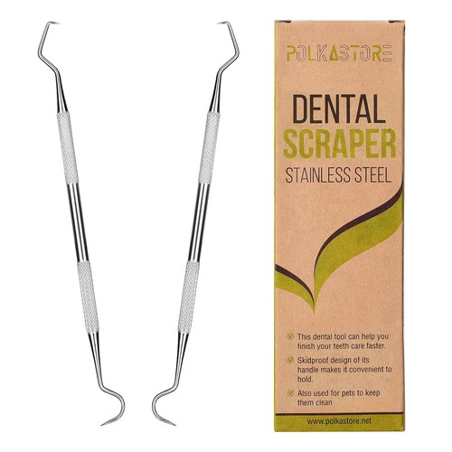 Professional Dental Tools - Dentist Pick, 2 Pack Medical Stainless Steel, Tar...