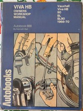Vauxhall Viva HB 90 SL SL90 1966-70 Manual Autobook 888