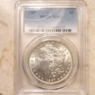 PCGS MS63 1887 Morgan Silver Dollar $1 90% Silver Business Strike Phila