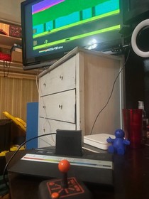 Working Atari 2600 Jr. Game Console with up to 52 games