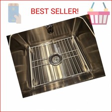 SOFINNI Sink Protectors for Kitchen Sink Bottom with White Coating Grate