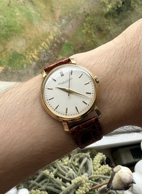 IWC 18k Gold Dress Watch Uhr 1950 Caliber 89 Manual Wind Handaufzug - Bild 1 von 4