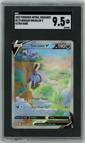 Hisuian Sneasler V graded SGC 9.5 for sale on eBay