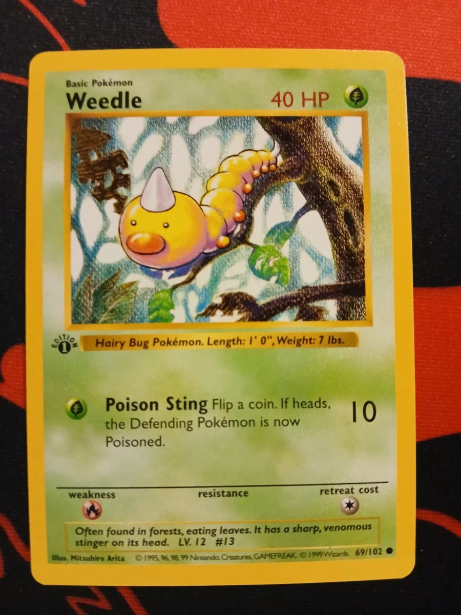 Weedle Pokémon TCG Cards for sale | eBay