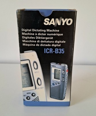 Sanyo ICR-B35 Digital Voice Recorder Diktiergerät Aufnahmezeit 197 Minuten
