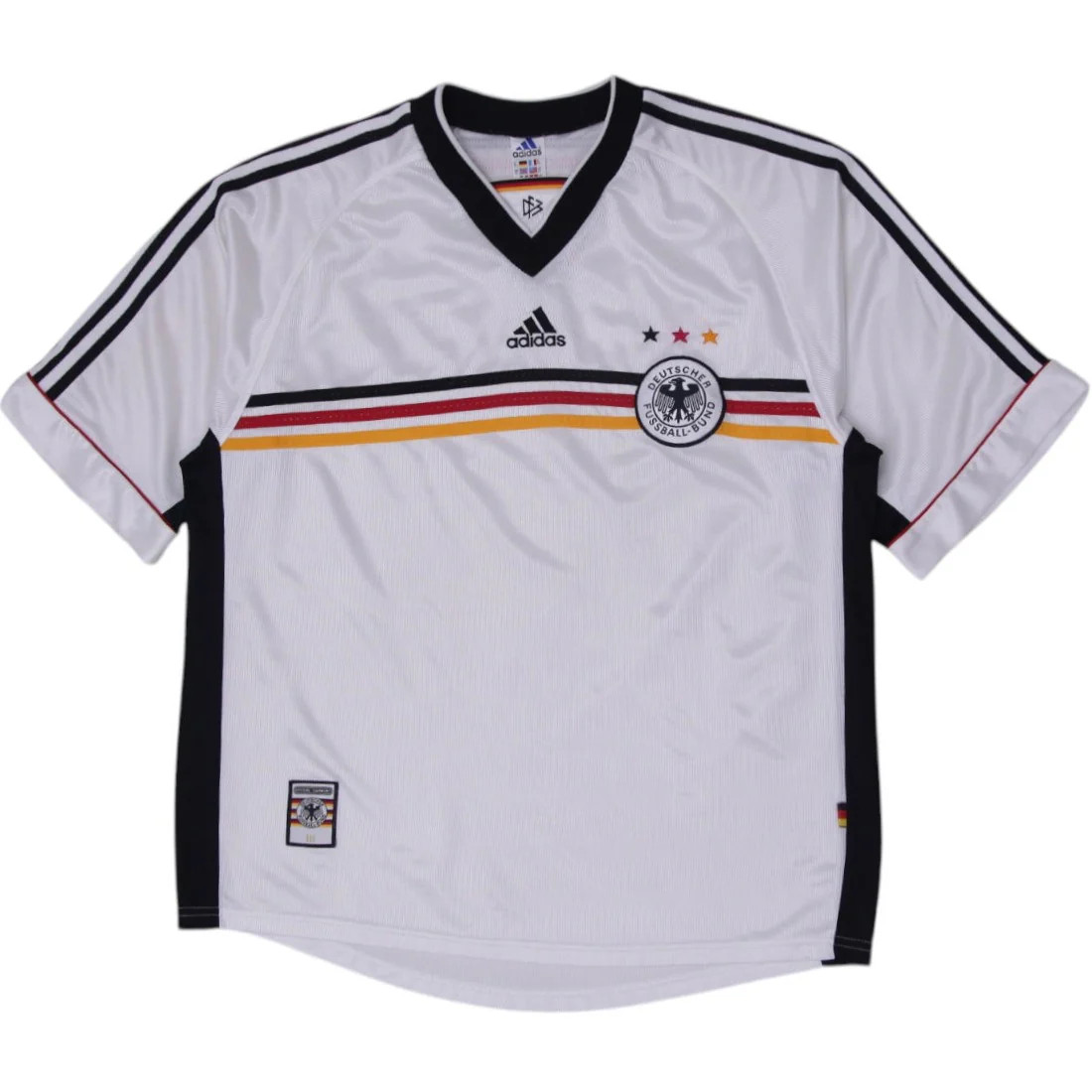 Vintage Adidas Germany 199899 Soccer White Jersey XL