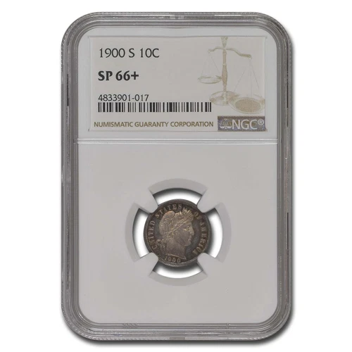 1900-S Barber Dime SP-66+ NGC
