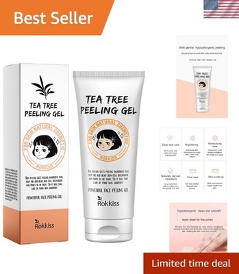 Korean Tea Tree Peeling Gel 4.1oz - Deep Cleanse & Remove Impurities Naturally