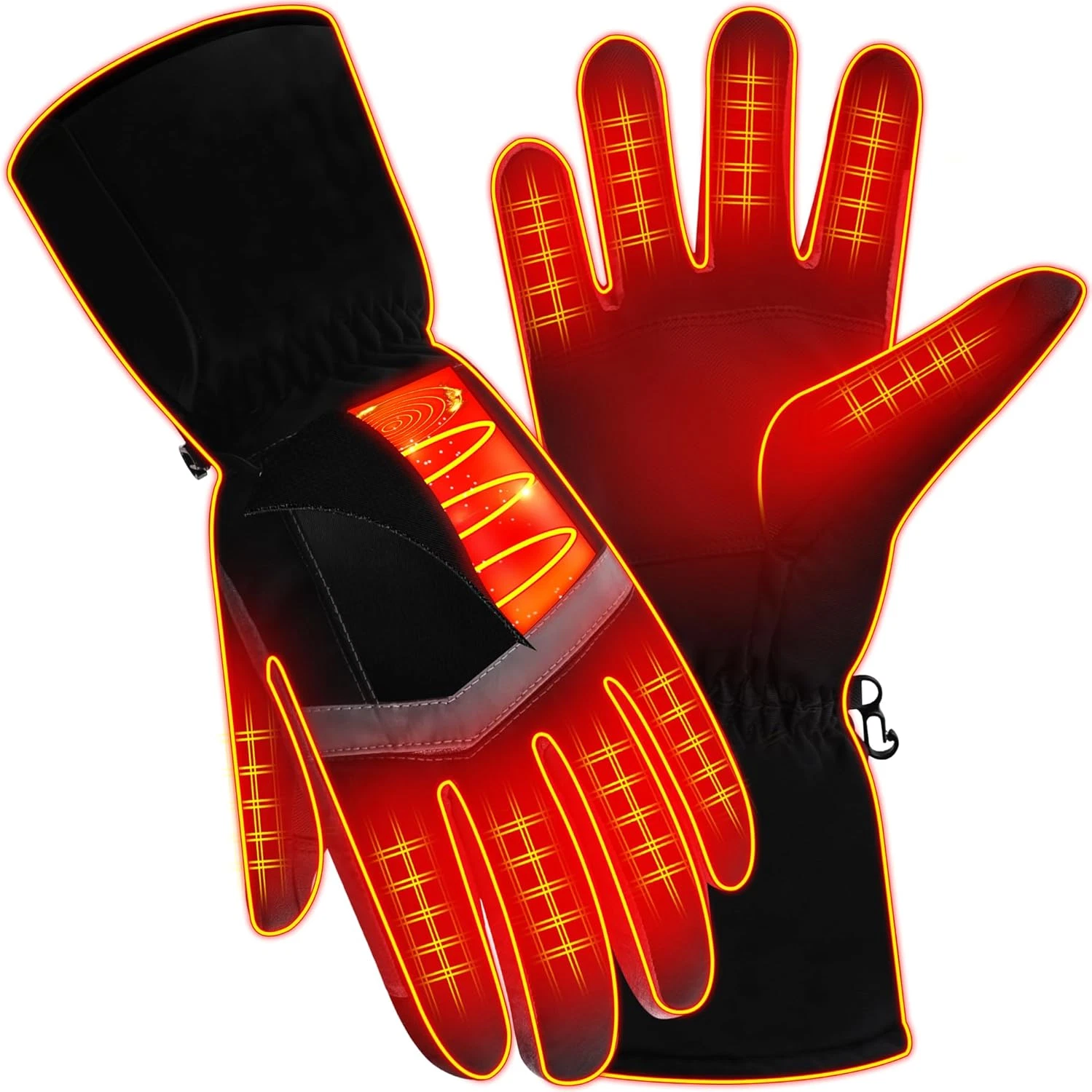 Guantes Calefactables Mujer Hombre Impermeables Pantalla Tactil Recargables